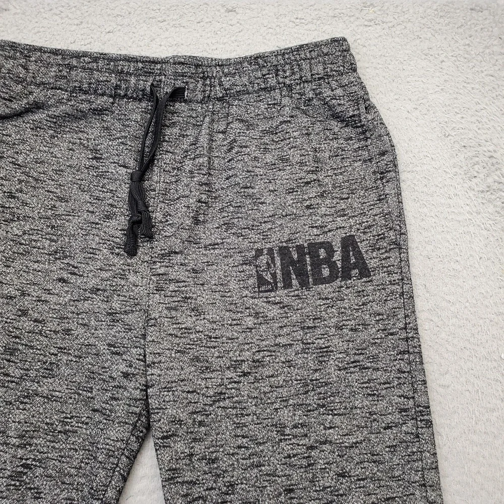 NBA Sweatpants Mens Large Multi‎ Space Dye Stretch Tapered Leg Drawstring Waist